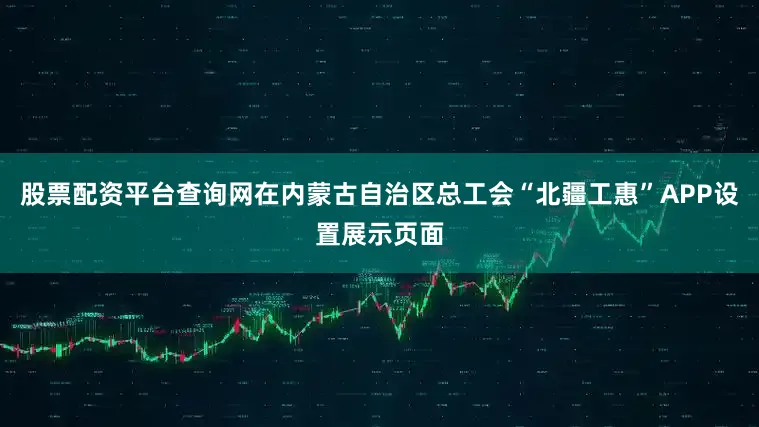 股票配资平台查询网在内蒙古自治区总工会“北疆工惠”APP设置展示页面